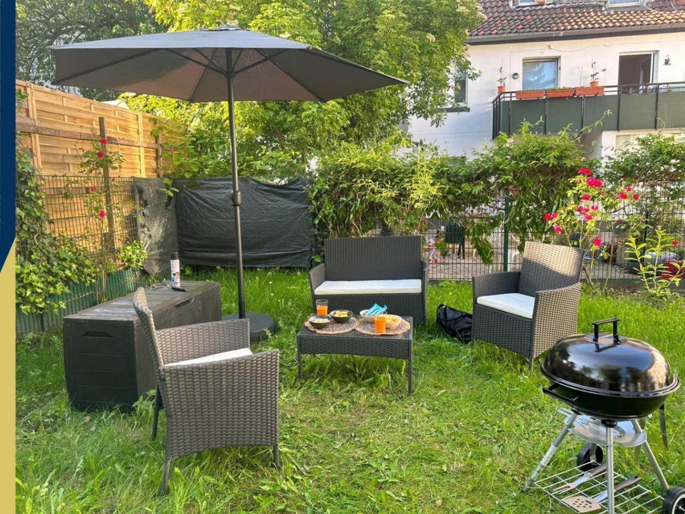 Cozy Apartment With Garden In Gelsenkirchen Eksteriør billede